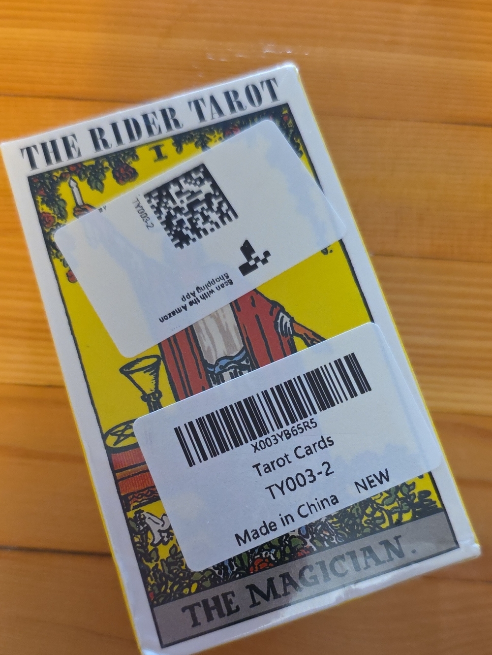 Tarot Cards Deck - Yellow Packaging